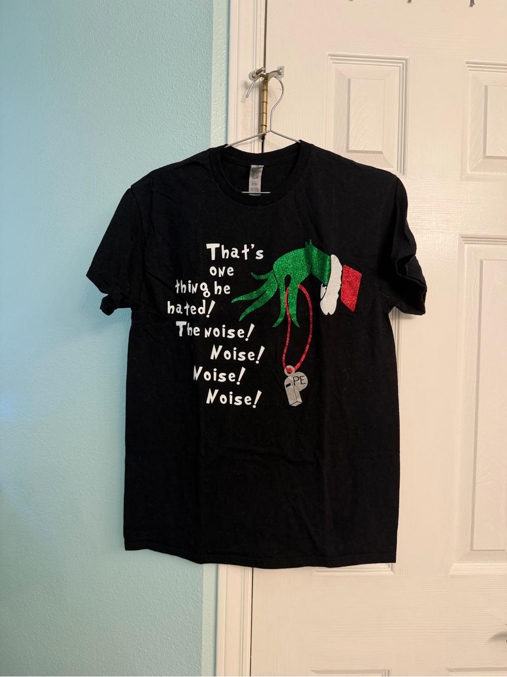 Gildan Black Tee Grinch PE Teacher